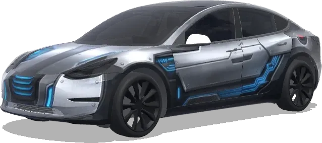 robocop. – Tesla Model 3 wrap