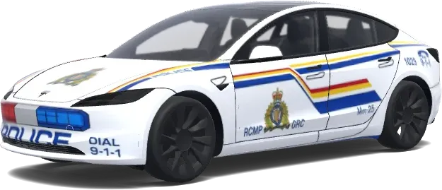 RCMP Polizei – Tesla Model 3 Wrap