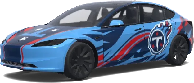 2026 테네시 타이탄스 – 테슬라 Model 3 랩핑