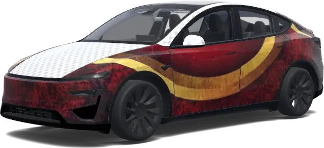 Usar logo (das logo verwenden) – wrap para Tesla Model Y