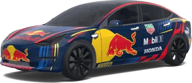 Red Bull Racing – Tesla Model 3 Wrap