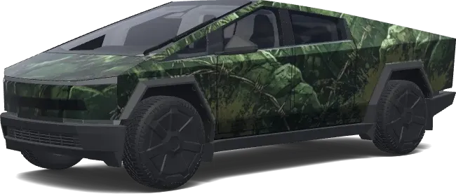 Spartan Race: Beast – оклейка Tesla Cybertruck
