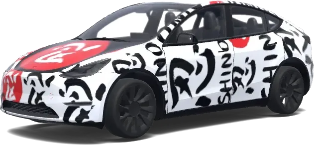Hintergrund entfernen (remove white bacground) – Tesla Model Y Wrap