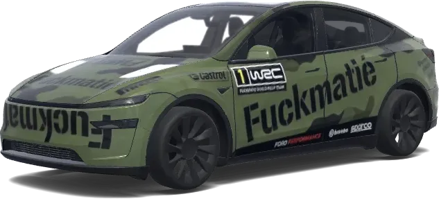 WRC – Tesla Model Y wrap