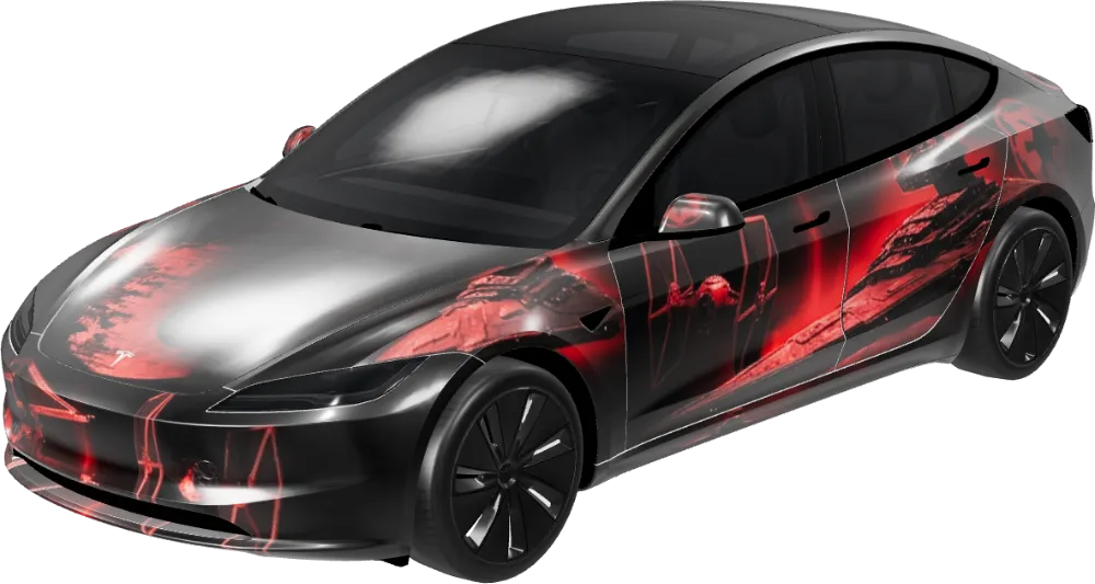 임페리얼 마치 모델 3 (Imperial March - Model 3 Highland Base) – 테슬라 Model 3 랩핑