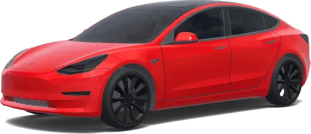 Hongkong-Taxi (Hong Kong Taxi. Colors: red.) – Tesla Model 3 Wrap