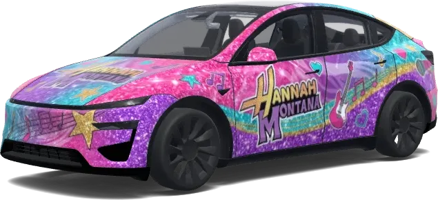 Hannah Montana (hanna montanna.) – Tesla Model Y Wrap