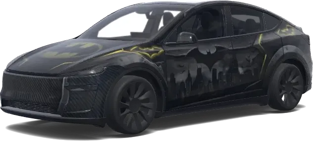 バットマン (Batman.) – テスラ Model Y ラッピング