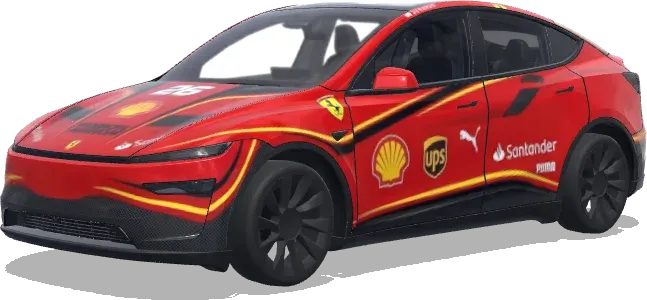 Ferrari F1 2026 – Tesla Model Y Wrap