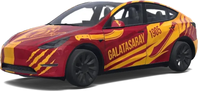 Galatasaray (Mache Galatasaray.) – Tesla Model Y Wrap