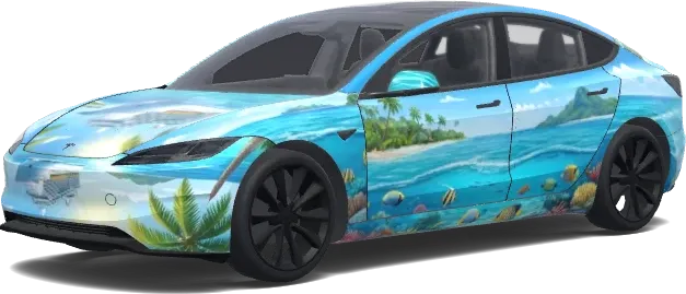 Royal Caribbean Thema – Tesla Model 3 Wrap