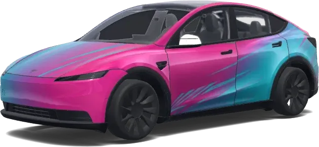 Sportlich aggressiv girly – Tesla Model Y Wrap