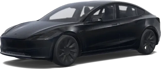 Mercedes Schwarz (black mercedes.) – Tesla Model 3 Wrap