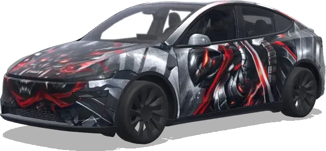 模板图像应用(Apply the same images to the template) – 特斯拉 Model Y 涂装