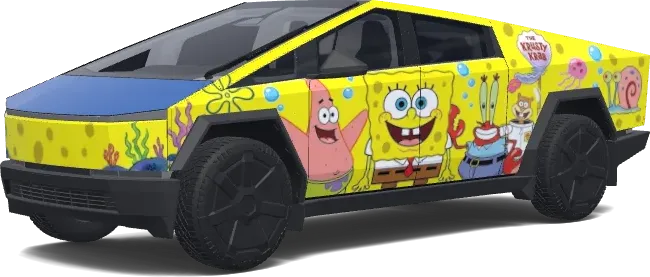 SpongeBob (海绵宝宝.) – Tesla Cybertruck Wrap