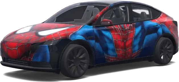 Brighten this up a bit, it’s too dark – Tesla Model Y wrap