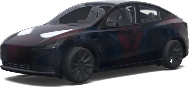 Spider-Man oscuro – wrap para Tesla Model Y