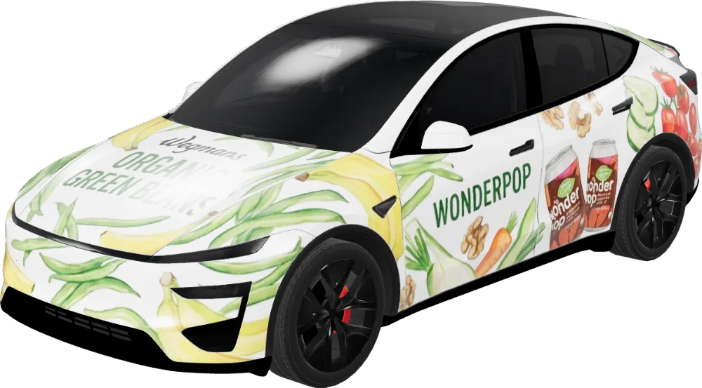 Fresh Market Wrap – Tesla Model Y wrap