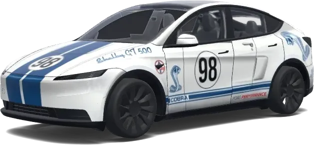 福特野马谢尔比GT500(Ford mustang shelby gt 500.) – 特斯拉 Model Y 涂装