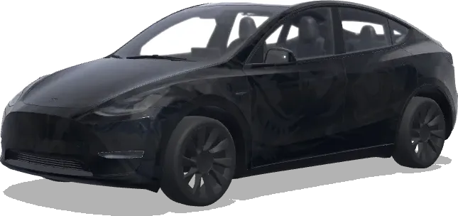 Glänzend Schwarz Bass Wheels – Tesla Model Y Wrap