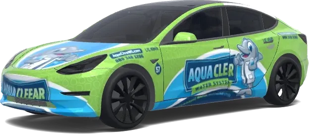 Aquacleer Aqua-Splash-Folierung – Tesla Model 3 Wrap