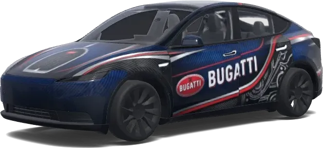 Bugatti (Bugatti.) – Tesla Model Y Wrap