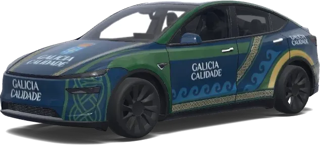 갈리시아 칼리다데 (galicia calidade.) – 테슬라 Model Y 랩핑