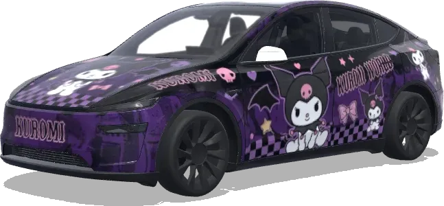 Kuromi (kuromi wrap.) – Tesla Model Y Wrap