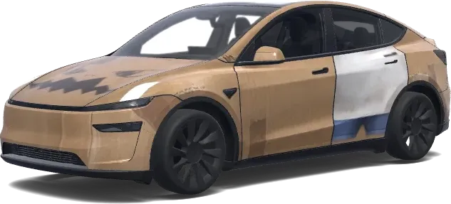 Wüstentarnung Tesla – Tesla Model Y Wrap