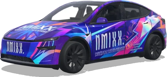 NMIXX (nmixx.) – wrap para Tesla Model Y