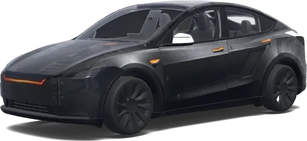 Nolan universe Batmobile. – Tesla Model Y wrap