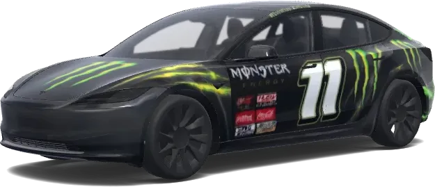 Monster – Tesla Model 3 wrap