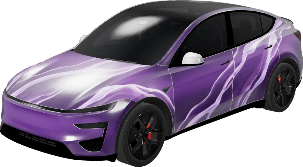보라색 플라즈마 (Purple Plasma) – 테슬라 Model Y 랩핑