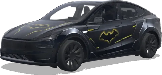 Batmobile Wrap – Tesla Model Y Wrap