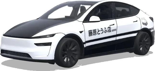 Fujiwara Tofu Shop (Fujiwara Tofu Shop from Initial D.) – Tesla Model Y Wrap
