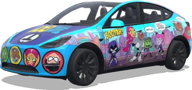 Teen Titans Go (Teen titans go.) – Tesla Model Y Wrap