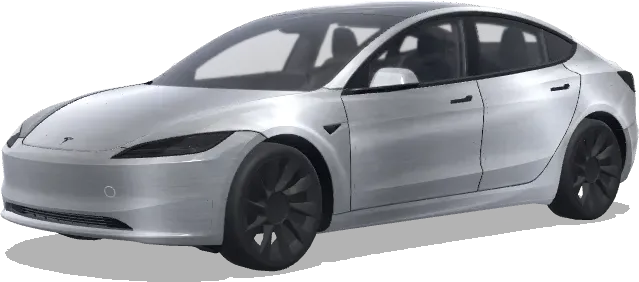Metallic Silver (金属银色.) – Tesla Model 3 wrap