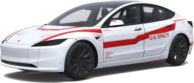 Macross VF-1J – Tesla Model 3 wrap