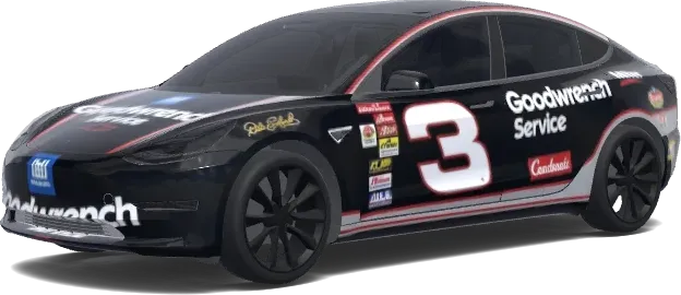 Dale Earnhardt Goodwrench 3 (Dale Earnhardt Goodwrench 3.) – wrap para Tesla Model 3