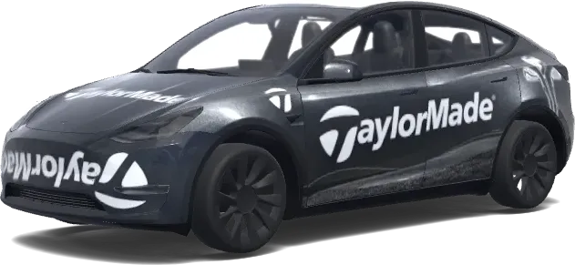 TaylorMade Silber – Tesla Model Y Wrap