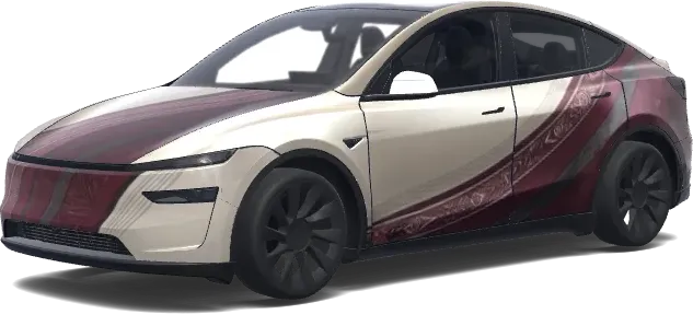 Gorga Champagne – Tesla Model Y wrap