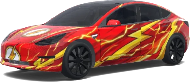 The Flash (The flash.) – covering Tesla Model 3