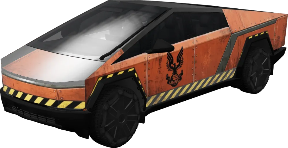 UNSC 워 머신 (UNSC War Machine) – 테슬라 Cybertruck 랩핑