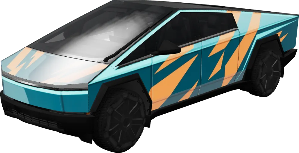 일렉트릭 (electric) – 테슬라 Cybertruck 랩핑