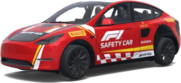 F1 Safety Car (F1 safety car.) – Tesla Model Y Wrap