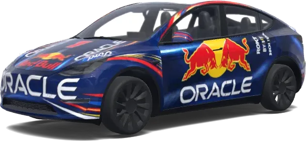 RedBull Racing F1 Max 2026 – Tesla Model Y wrap