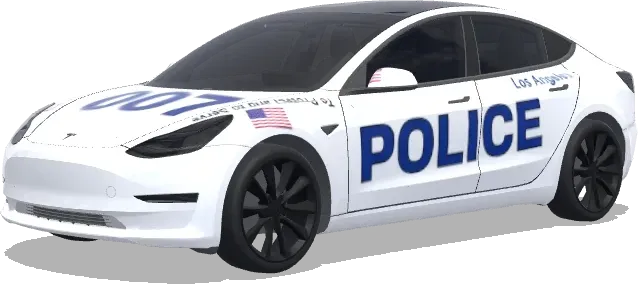 Proteger y Servir – wrap para Tesla Model 3