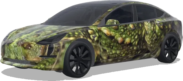 frog. – Tesla Model 3 wrap