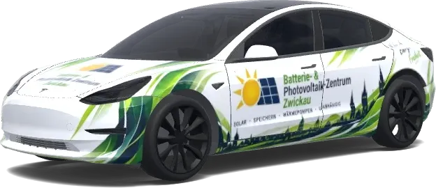 Pelliculage Tesla Green Energy Zwickau – covering Tesla Model 3
