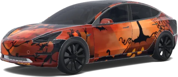 Fröhliches Halloween (欢乐万圣节) – Tesla Model 3 Wrap